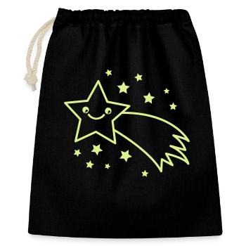 Shooting Star Flight - Gift Bag 40 x 50 cm - black - Front