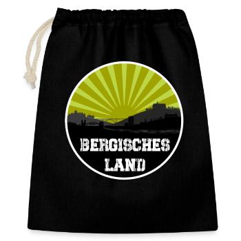 Bergisches Land Retro Skyline - Gift Bag 40 x 50 cm - black - Front