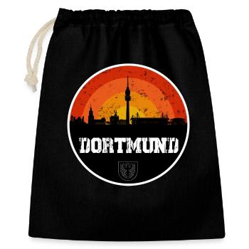 Dortmund Skyline - Gift Bag 40 x 50 cm - black - Front