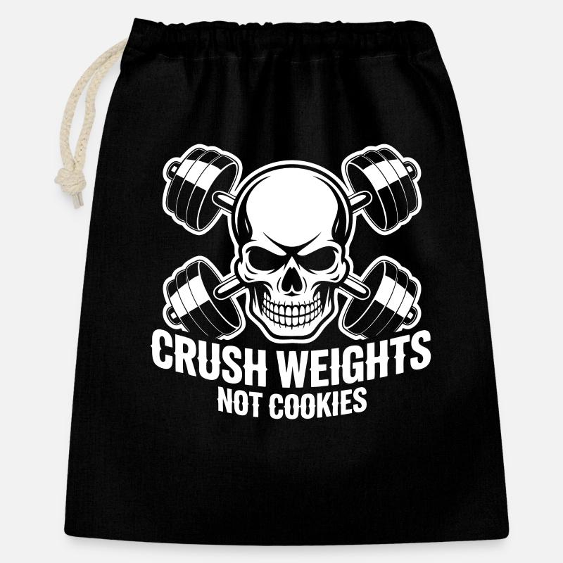 Crush Weights Gym No Sugar - Gift Bag 40 x 50 cm - black