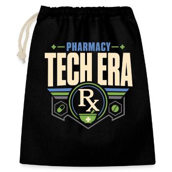 Apothekentechniker Pharmacy Tech Cpht Rx Geschenk - Geschenkbeutel aus Baumwolle (40 x 50 cm) - Schwarz - Vorne