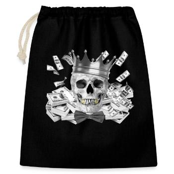 Skull - Gift Bag 40 x 50 cm - black - Front