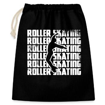 Roller Figure Skating - Gift Bag 40 x 50 cm - black - Front