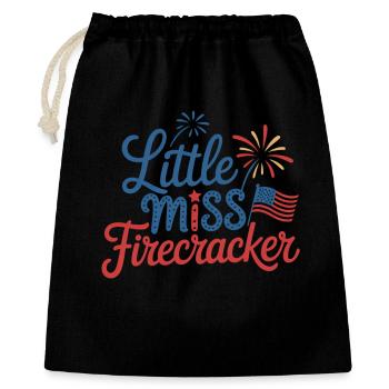 Little Miss Firecracker - Gift Bag 40 x 50 cm - black - Front