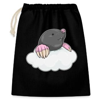 Nuages de taupes - Sac cadeau 40 x 50 cm - noir - Devant