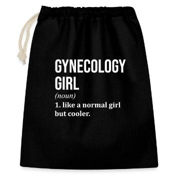 Gynecology - Gift Bag 40 x 50 cm - black - Front