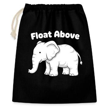 Float Above Elephant - Gift Bag 40 x 50 cm - black - Front