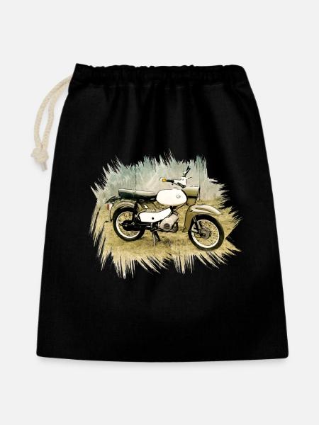 Simson SR 4/4 Habicht - Geschenkbeutel aus Baumwolle (40 x 50 cm) - Schwarz