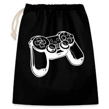 Game Controller Sketch - Gift Bag 40 x 50 cm - black - Front