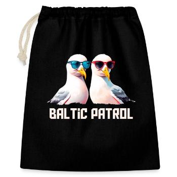 Baltic Patrol Seagulls - Gift Bag 40 x 50 cm - black - Front