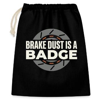 Track Day Brake Dust Hpde Track Car Autocross - Gift Bag 40 x 50 cm - black - Front