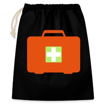 First aid kit - Gift Bag 40 x 50 cm - black - Front