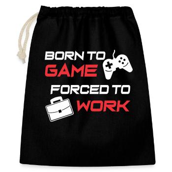 Gamer Work Ethic Graphic Tee - Gift Bag 40 x 50 cm - black - Front