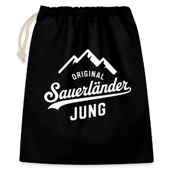 Sauerländer Jung Merch – Pride from the Sauerland - Gift Bag 40 x 50 cm - black - Front
