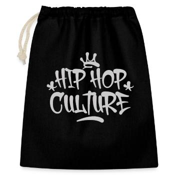 Design de couronnes de graffiti dans la culture hip-hop - Sac cadeau 40 x 50 cm - noir - Devant