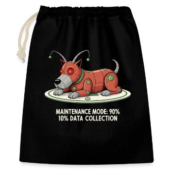 Maintenance Mode: Collect Data - Gift Bag 40 x 50 cm - black - Front