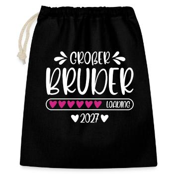 Big Brother 2027 en chargement - Sac cadeau 40 x 50 cm - noir - Devant