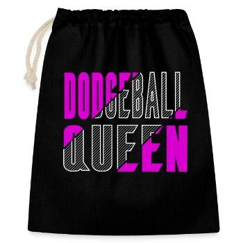 La reine du ballon chasseur - Sac cadeau 40 x 50 cm - noir - Devant