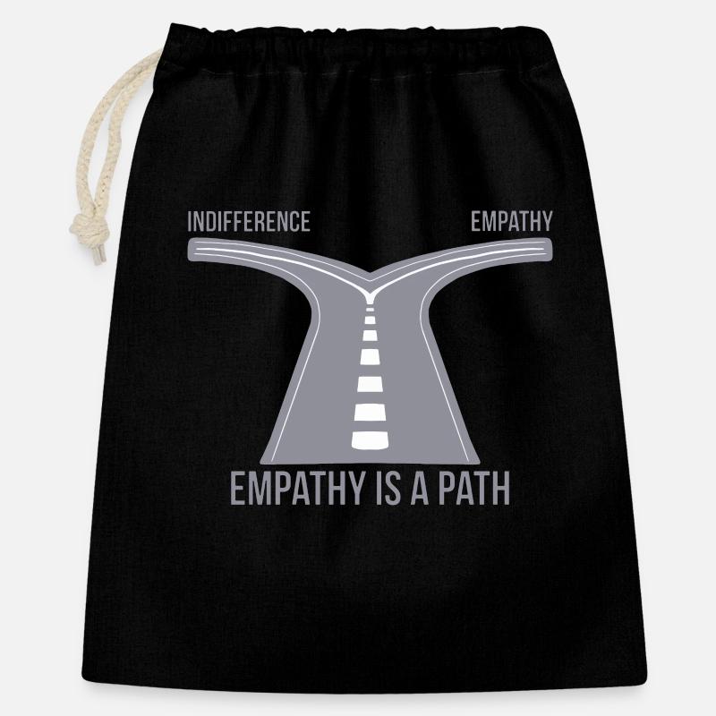 Empathy is a Path - Gift Bag 40 x 50 cm - black