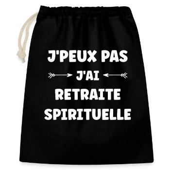 Spiritual Retreat - Gift Bag 40 x 50 cm - black - Front