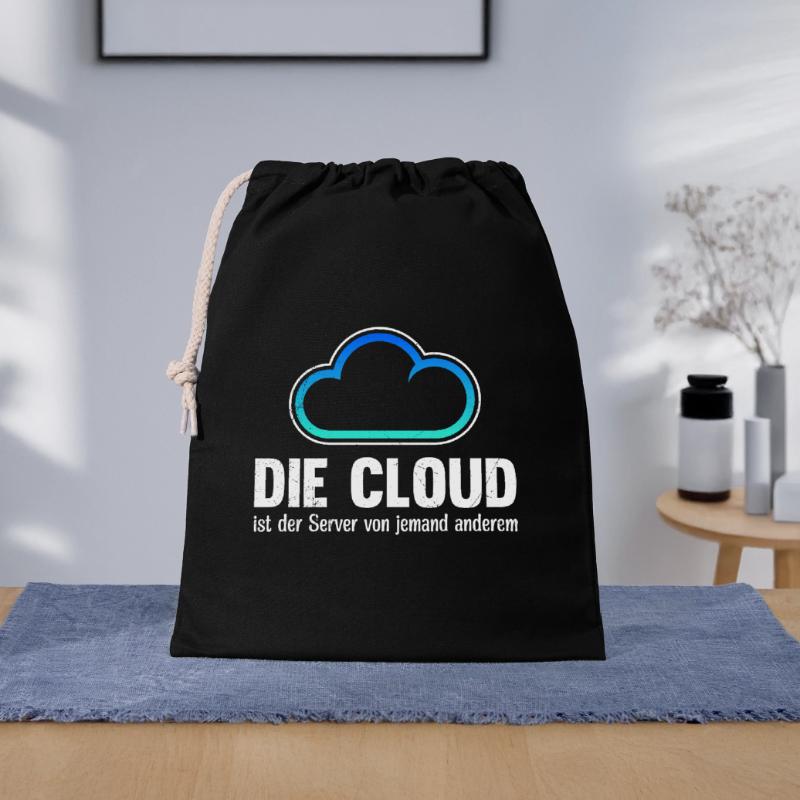 Coder THE CLOUD IS SOMEONE ELSE'S SERVER Gift Bag 40 x 50 cm