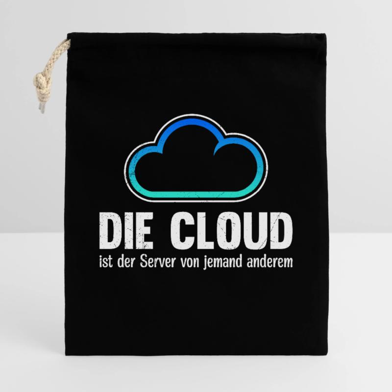Coder THE CLOUD IS SOMEONE ELSE'S SERVER Gift Bag 40 x 50 cm
