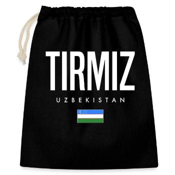 Tirmiz Ouzbékistan - Sac cadeau 40 x 50 cm - noir - Devant