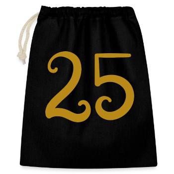 25 - Gift Bag 40 x 50 cm - black - Front