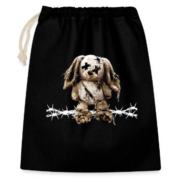 Dark Aesthetics Peluches Jouet Mou Mou Barbelé - Sac cadeau 40 x 50 cm - noir - Devant