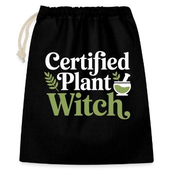 Spécialiste clinique en botanique spécialisé en vêtements - Sac cadeau 40 x 50 cm - noir - Devant