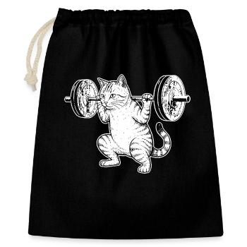 Cat Training Strength Lift - Gift Bag 40 x 50 cm - black - Front