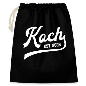 Chef Chefs Kitchen Hobby Chef Cooking Clothes Cooking - Gift Bag 40 x 50 cm - black - Front