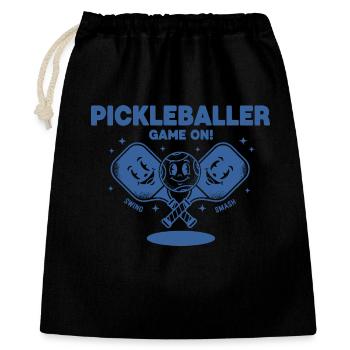 Pickleball Pickleballer Game On Funny Player - Gift Bag 40 x 50 cm - black - Front