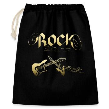 Rock star - Sac cadeau 40 x 50 cm - noir - Devant