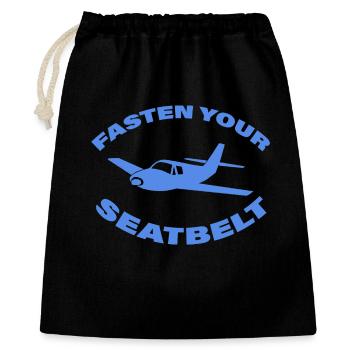FASTING YOUR SEATBELT - Gift Bag 40 x 50 cm - black - Front