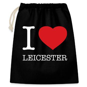 I LOVE LEICESTER - Gift Bag 40 x 50 cm - black - Front