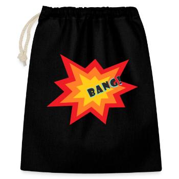 Star Explosion - Gift Bag 40 x 50 cm - black - Front