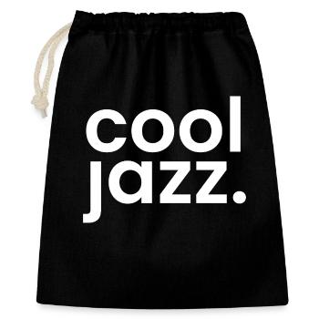 Cool Jazz Monochrome Typography - Gift Bag 40 x 50 cm - black - Front