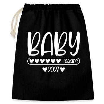 Chargement du bébé 2027 - Sac cadeau 40 x 50 cm - noir - Devant