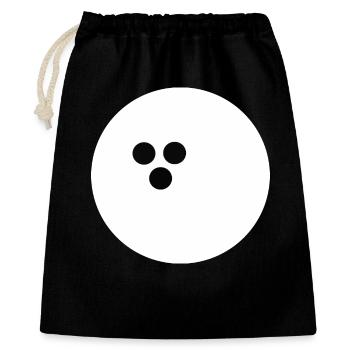 Boule de bowling, Bowling - Sac cadeau 40 x 50 cm - noir - Devant