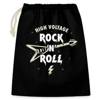 High Voltage Rock'n'Roll Guitar - Gift Bag 40 x 50 cm - black - Front