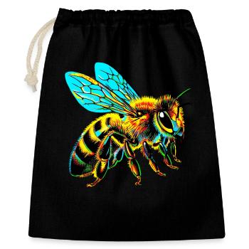 Bee - Gift Bag 40 x 50 cm - black - Front