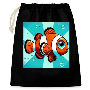 Clownfish - Gift Bag 40 x 50 cm - black - Front