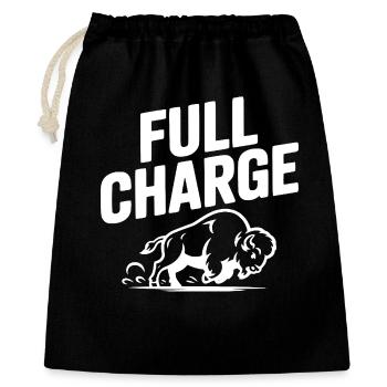 Full Charge - Gift Bag 40 x 50 cm - black - Front