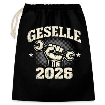 Concours de compagnon 2026 Réussi Don - Sac cadeau 40 x 50 cm - noir - Devant