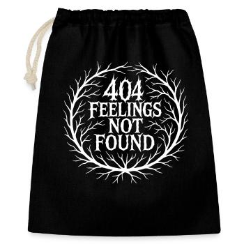 404 SENTIMENTS NON TROUVÉS - Sac cadeau 40 x 50 cm - noir - Devant