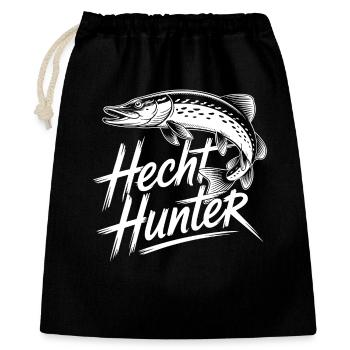 Pike Angler - Gift Bag 40 x 50 cm - black - Front
