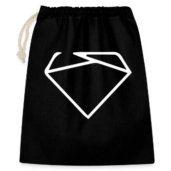 Symbole Logo - Sac cadeau 40 x 50 cm - noir - Devant