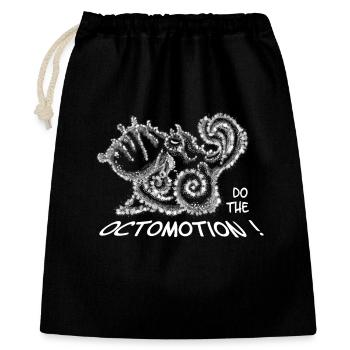 Faites la Poulpe – Pieuvre Drôle & Mer - Sac cadeau 40 x 50 cm - noir - Devant