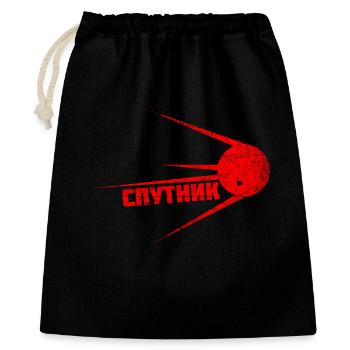 SPUTNIK | First satellite in space Vintage - Gift Bag 40 x 50 cm - black - Front